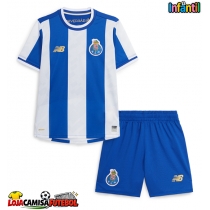 Camisa de Futebol Porto Equipamento Principal Infantil 2025-26 Manga Curta (+ Calças curtas)